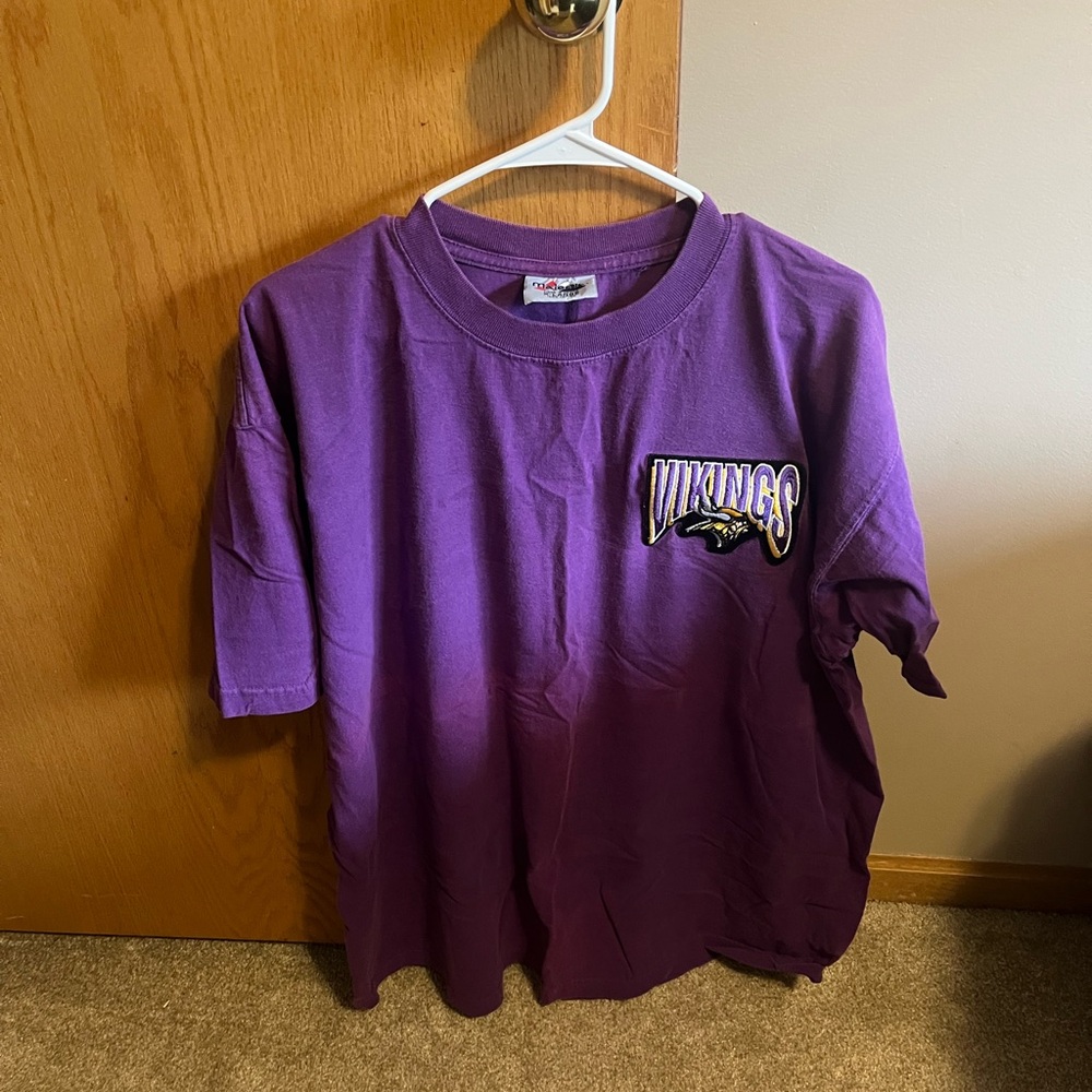 Vikings Purple Short Sleeve Vintage Tee